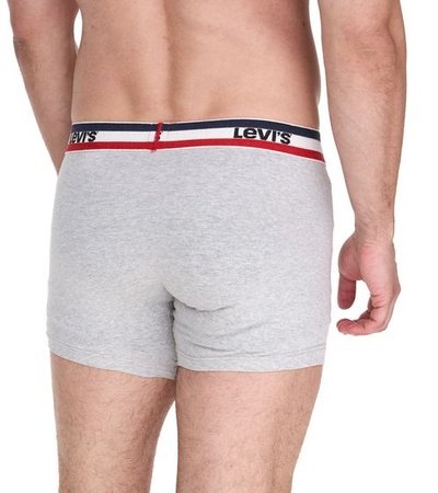 Levi's Boxershorts 5er-Pack Boxershorts Herren Schwarz Grau Baumwolle Mode