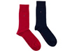 Tommy Hilfiger Herrensocken [371111 085] 2 PACK, rot, marineblau.