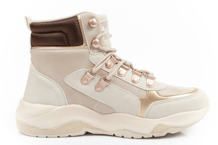 Lee Cooper Damen-Schneestiefel [LCJ-24-03-3047L], Beige.