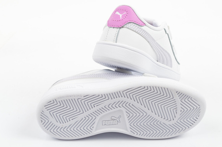 Puma Smash 3.0 Kinder-Sneaker, Weißes Leder, Modisch