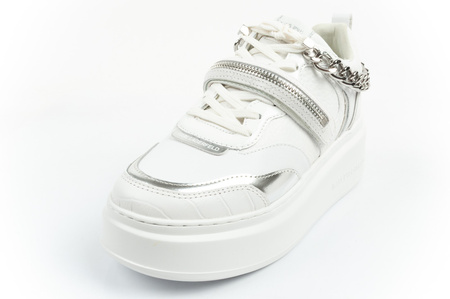 Karl Lagerfeld Anakapri Schuhe Sneakers Damen Sport Leder weiß [KL63543 01S]
