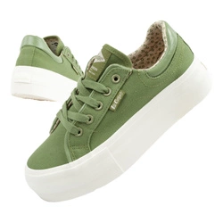 Lee Cooper Damen Sneakers [LCW-25-31-3449L] Plateau, Grün.