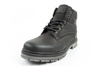 Wrangler Allan Mid Herren Chelsea Boots, elegante Lederstiefelette, Schwarz
