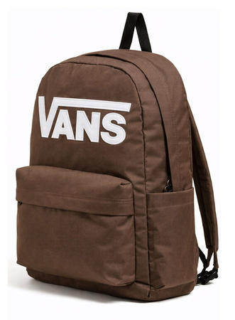 Vans Old Skool Drop Schulrucksack, Sportliches Braun, Klassischer City-Style, 22 l