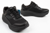 Skechers Damen-Laufschuhe mit Max Cushioning, Leichtes Schwarz