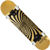 Rocket Twisted Foli Gold 7,5" Skateboard [RKT-COM-1555], mehrfarbig.
