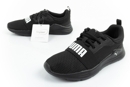 Puma Wired Run [374216 01] Kinder Sportschuhe, schwarz.