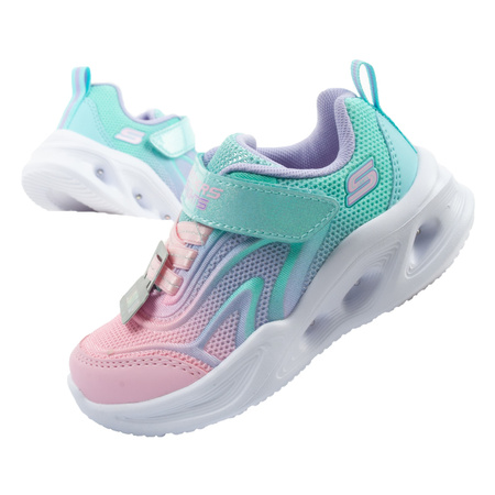 Skechers Color Breeze LED-Sneaker für Mädchen, Türkis