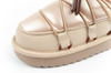 D.Franklin Damen Winterstiefel, modische, isolierte Stiefeletten in Gold