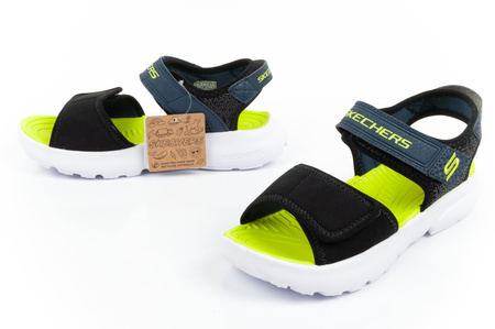Skechers Kindersandalen [406512L/BKLM], schwarz.
