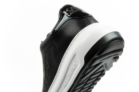 Karl Lagerfeld Herren-Sneaker Kapri, Schwarzes Leder