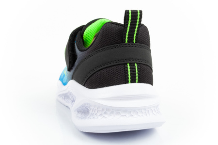 Skechers Meteor-Lights-Krendox [401495L/BKBL] LED Kinder-Sportschuhe, blau.