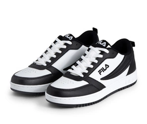 Fila Rega Herren-Sportschuhe, Sneaker, modisch, bequem, strapazierfähig, Schwarz-Weiß