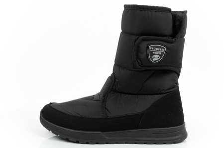 Progres Herren-Winterschuhe [PROGJ-24-154] isoliert, schwarz.