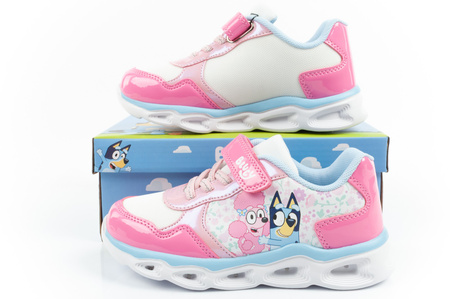 Leomil Bluey Kinder-Sneaker mit Klettverschluss und LED-Beleuchtung