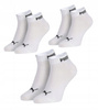 Puma Unisex 3er-Pack Baumwoll-Knöchelsocken, Weiß, Komfortabel