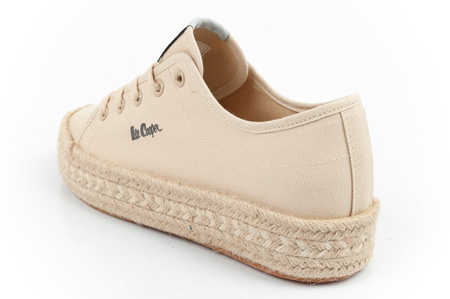 Lee Cooper Damen Espadrille Sneaker [LCW-25-44-3215L] Plateau, beige.